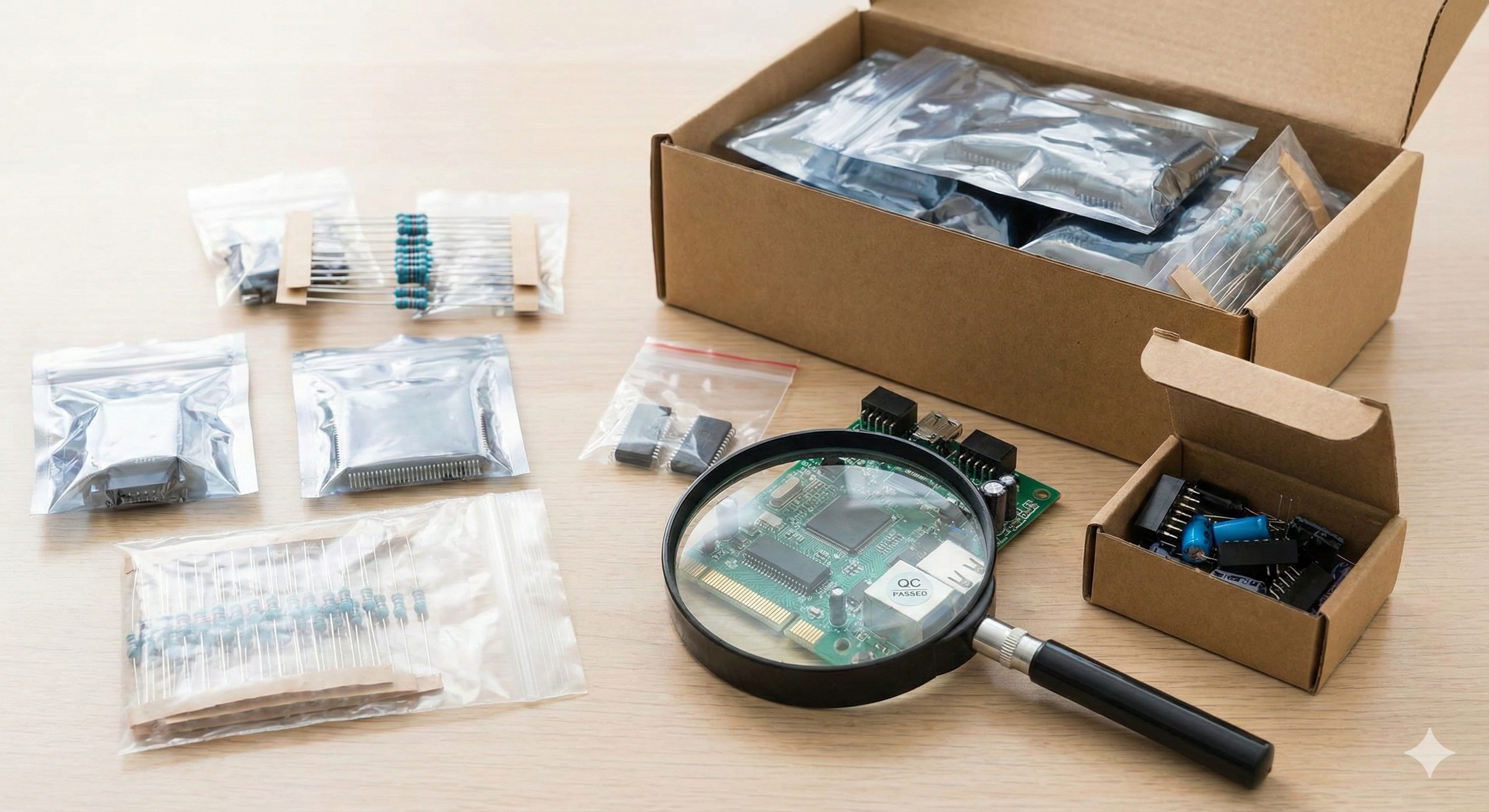 Quality components and bulk packaging